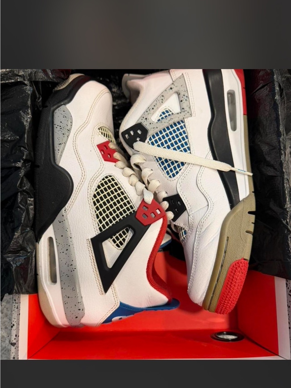 Nike Air Jordan 4 Retro White/Red/Black